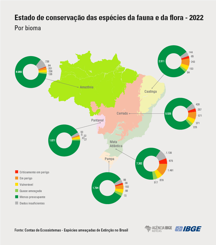 Extinção ameaça pelo menos 80 espécies de aves, répteis e anfíbios